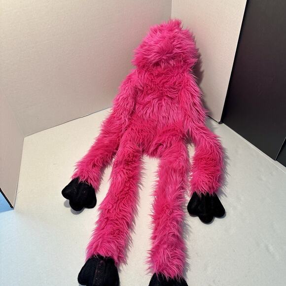 VTG Handmade Pink Fuzzy Hand Puppet Cuddly Critter Puppet 35 Inches By Cheryl - Picture 8 of 16